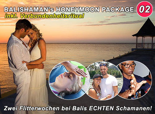 Wenn Du Menschen kennen solltest, die heiraten wollen, dann informiere sie bitte ber die Mchlichkeit einer Hochzeitsreise nach Bali und ber dieses einmalige und unvergessliche Angebot fr Honeymooners! DANKE!